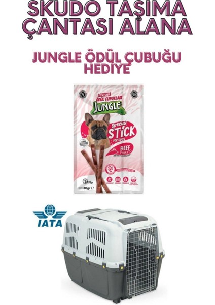 Skudo 3 Lata Tekerleksiz Taşıma Kafesi Jungle Hediyeli.