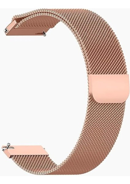 Huawei Watch Gt2 - Gt2 Pro 22MM Uyumlu Metal Hasır Örgü Mıknatıslı Milano Loop Kordon modelleri