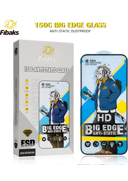 Apple iPhone 15 Pro Max Uyumlu Tam Kapatan Tamperli Cam Ekran Koruyucu Kırılmaz Cam fırsatları