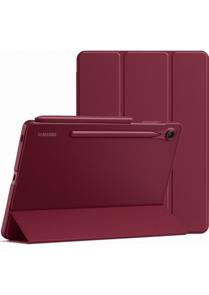 Samsung Galaxy Tab S9 FE/S10 Fe 10.9 Güçlü Manyetik Smart Kapak Devrilmez Standlı Uyku Modlu Tablet Kılıfı