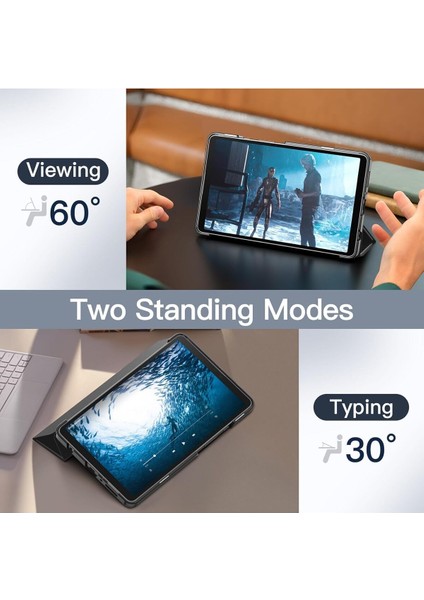 Samsung Galaxy Tab A9 SM-X110 Güçlü Manyetik Smart Kapak Devrilmez Standlı Uyku Modlu Tablet Kılıfı indirimleri