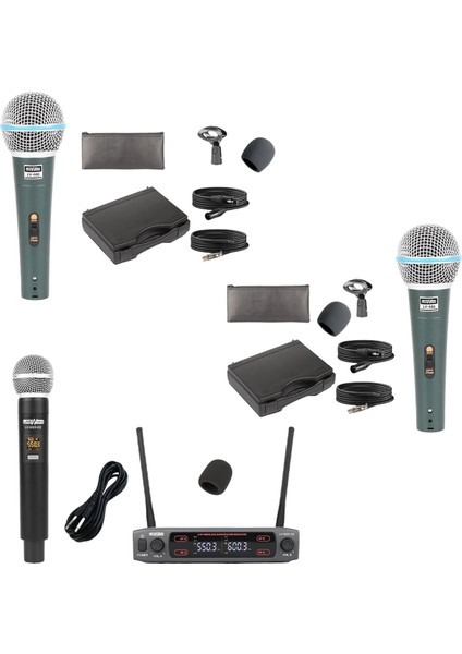 Ample Classy-Paket-4 Aktif Hoparlör ve Mixer Full Ses sistemi seti fırsatları