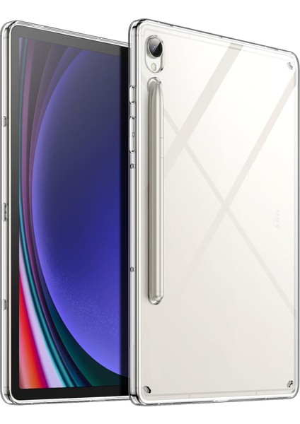 Samsung Galaxy Tab S8 SM-X700 Kılıf Şeffaf Yumuşak Süper Lüx Esnek Renksiz Kapak