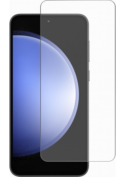 Galaxy A35 / A55 / S24 FE Tam Ekran Şeffaf Kenarlı Tamperli Kırılmaz Cam Ekran Koruyucu