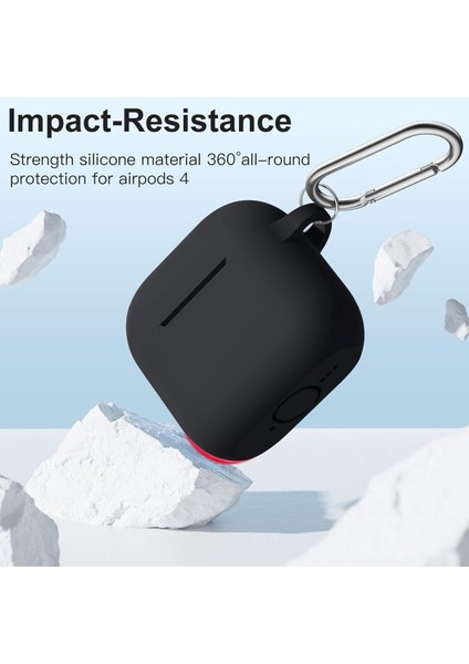 Airpods 4. Nesil 2024 Uyumlu Kulaklık Kılıfı Askı Aparatlı Yumuşak Silikon Koruyucu Kılıf fırsatları