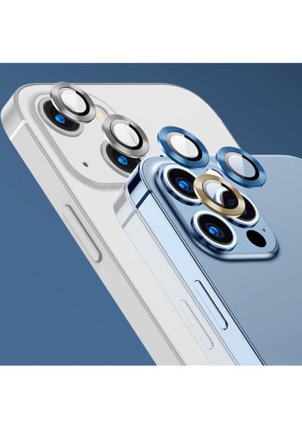 Apple iPhone 13 Pro Kamera Lens Koruyucu Kırılmaz Cam Kaliteyi Bozmaz Temperli Berrak Koruma Cl-07