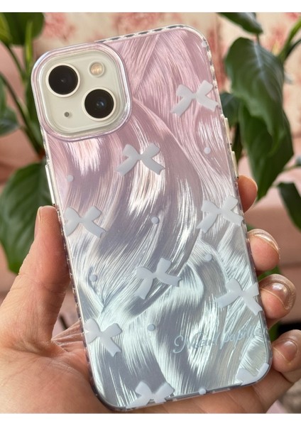 Apple iPhone 15/14/13 Kılıf Parlak Fiyonk Desenli Darbe Emici Kamera Çıkıntılı Renkli Silikon Kapak indirimleri