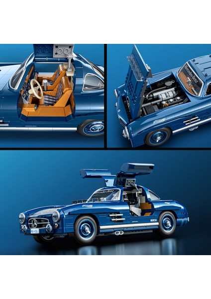 ™ Hot Wheels® Premium Serisi - Mercedes-Benz 300SL Koleksiyoncular Için Yarış Arabası Yapı Oyuncağı (1500 Parça) HWW25