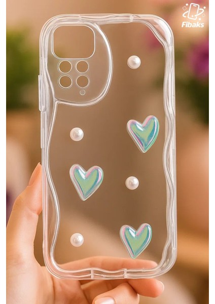 Xiaomi Redmi Note 11 Pro/12 Pro 4g Kılıf 3D Kalpli Inci Tasarımlı Desenli Kamera Korumalı Silikon Kapak fiyatları