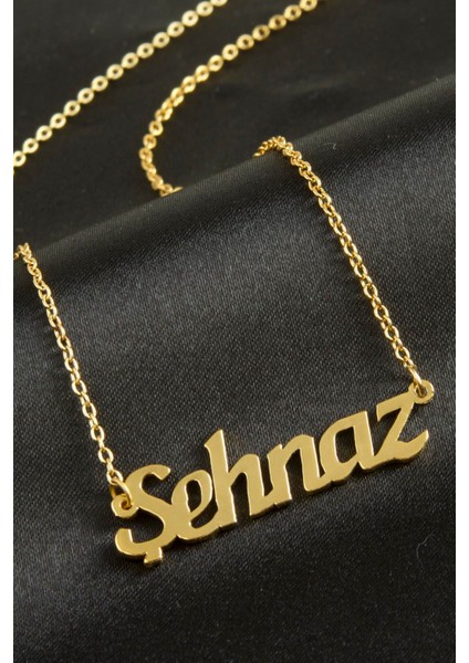 Msa-Shop Şehnaz Isimli Kolye -Sarı