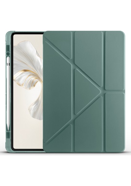 Honor Pad 9 12.1 Inch Uyumlu Kalem Bölmeli Pu Deri Yumuşak Koruyucu Silikon Kılıf fiyatları