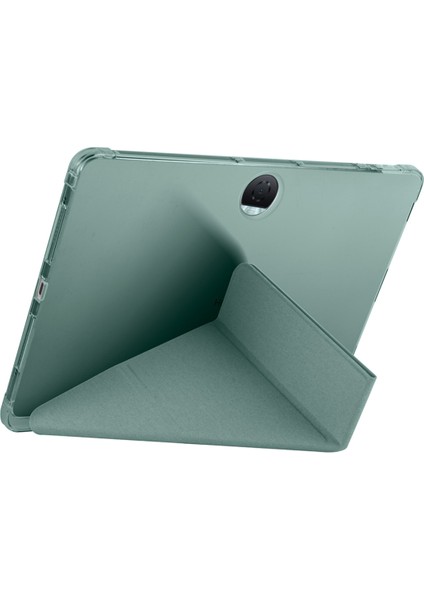 Honor Pad 9 12.1 Inch Uyumlu Kalem Bölmeli Pu Deri Yumuşak Koruyucu Silikon Kılıf modelleri