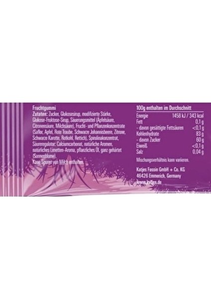 Wunderland Vegan Meyveli Şekerleme 175 gr Ekşi Aromalı Renkli Gummy Şekerler fiyatları