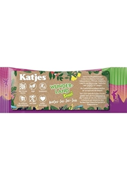 Wunderland Vegan Meyveli Şekerleme 175 gr Ekşi Aromalı Renkli Gummy Şekerler modelleri