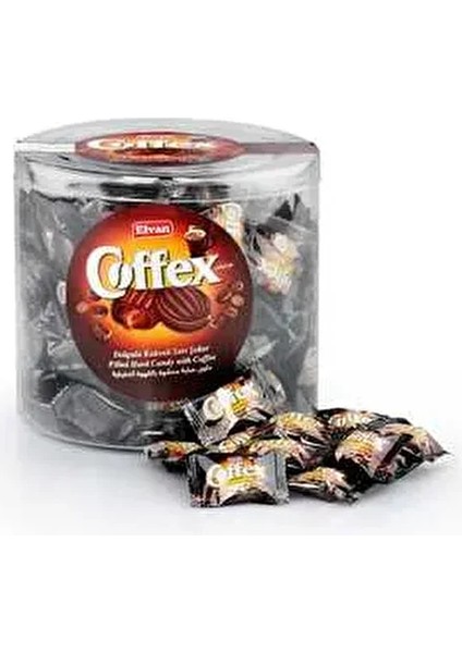 Coffex Gerçek Kahve Dolgulu Sert Şekerleme 1 kg Silindir Ambalajda Lezzetli fırsatları