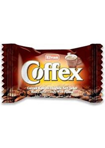 Coffex Gerçek Kahve Dolgulu Sert Şekerleme 1 kg Silindir Ambalajda Lezzetli indirimleri