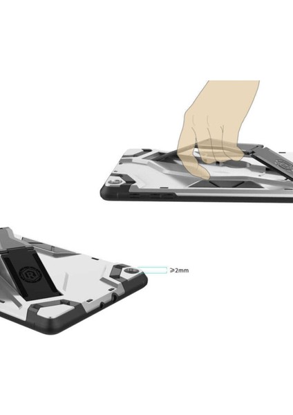 Apple iPad 5. Nesil 2017 9.7" Kılıf Defens 360 Derece Tam Koruma Armor Tank Zırh Standlı Siyah fiyatları