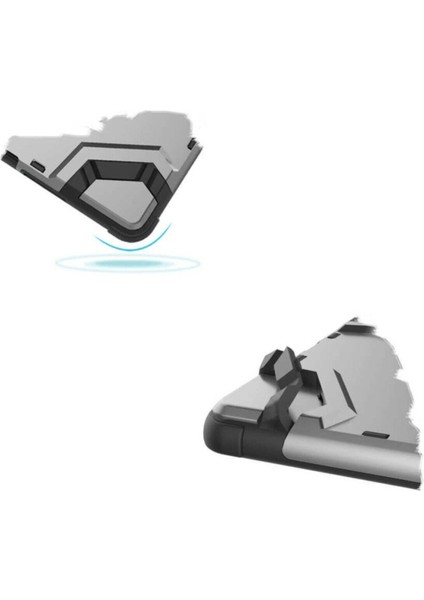 Apple iPad 5. Nesil 2017 9.7" Kılıf Defens 360 Derece Tam Koruma Armor Tank Zırh Standlı Siyah modelleri