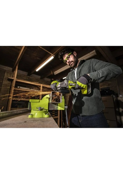 Ryobı RAG18X-1C40S Akülü Avuç Taşlama Makinesi One+ Kömürsüz 18V Li-Ion 4 Ah modelleri