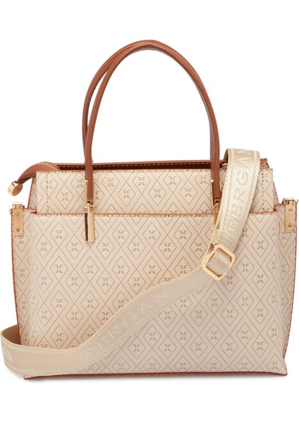 Bej Print Kadın Omuz Çantası - S1WPR0000803-S7G modelleri