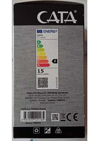 Led Ampul E-27 Duy Tipi 15W Beyaz Işık 6400K Enerji Verimliliği Sınıfı A fırsatları