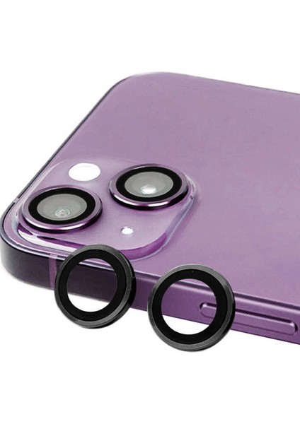Bfs iPhone 15 Plus Raze Metal Kamera Lens - Siyah