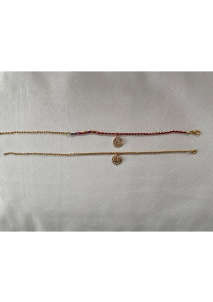 Love Temalı Parlak Taşlı Ikili Halhal fırsatları