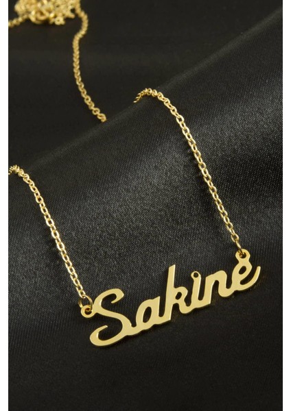 Msa-Shop Sakine Isimli Kolye -Sarı
