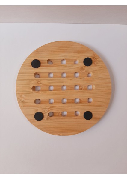 Ahşap Bambu Nihale Çaydanlık Altlığı Yuvarlak Delikli Tencere Altlığı Çaydanlık Matı fırsatları