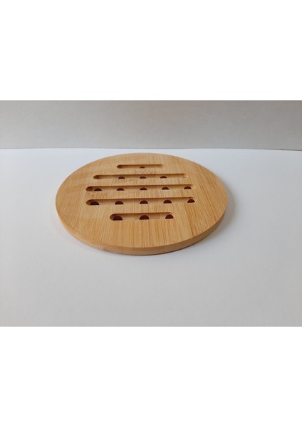 Ahşap Bambu Nihale Çaydanlık Altlığı Yuvarlak Delikli Tencere Altlığı Çaydanlık Matı indirimleri