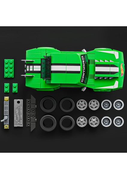 ™ Hot Wheels® Speed Serisi - Custom '68 Camaro® Yapı Oyuncağı Seti (289 Parça), Koleksiyoncular Için JFT16 fırsatları