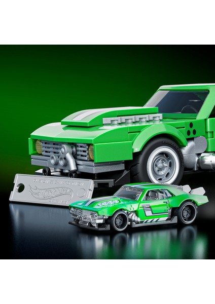 ™ Hot Wheels® Speed Serisi - Custom '68 Camaro® Yapı Oyuncağı Seti (289 Parça), Koleksiyoncular Için JFT16 indirimleri