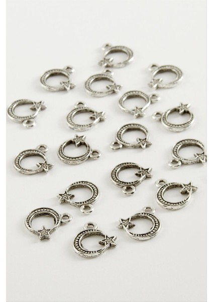 Allzey Ay Yıldız Tesbih Püskül Aparatı 50 Gram-Gümüş Rengi fiyatları