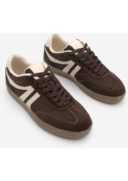 Kadın Sneaker Bağcıklı Düz Taban Spor Ayakkabı Tiyone indirimleri
