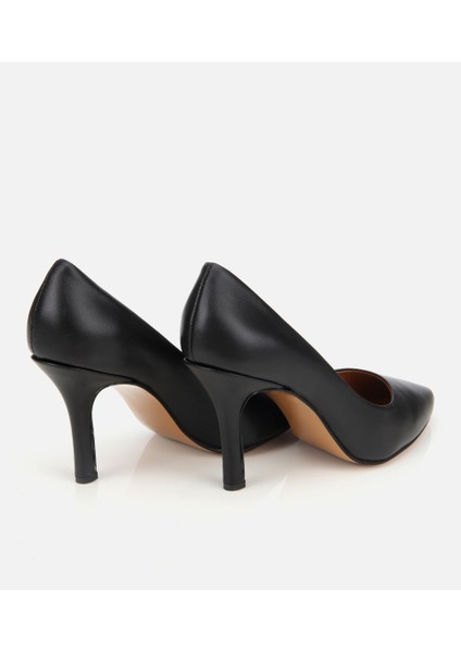 01AYH312530A100 KADIN Deri Siyah Yüksek Topuklu Stiletto fırsatları