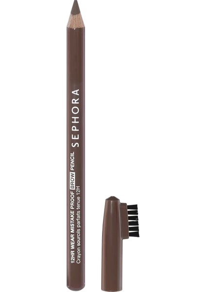 12 Hr Wear Mistake Proof Brow Pencil - 12 Saat Kalıcı Kaş Kalemi 04 Midnight Brown (1,14 G)