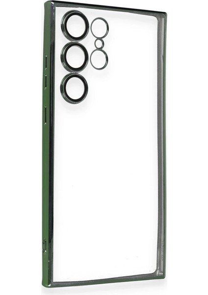 Bfs Samsung Galaxy S23 Ultra Kılıf Lensli Silikon - Yeşil fiyatları