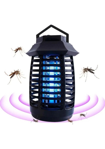 Bfs Tutma ve Asma Saplı Ledli Sinek Makinası 2W Sinek Öldürücü Uv Mor Işıklı Aparat