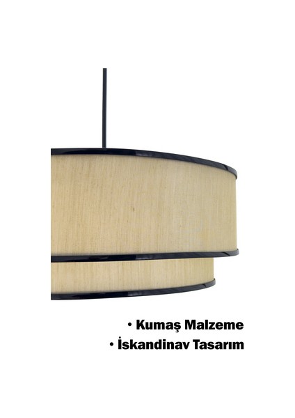 Zer Ipeği Sarkıt Avize Modern Tasarım Kumaş Malzeme Eskitme Bal Renk indirimleri