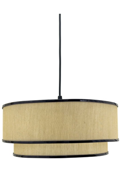 Zer Ipeği Sarkıt Avize Modern Tasarım Kumaş Malzeme Eskitme Bal Renk