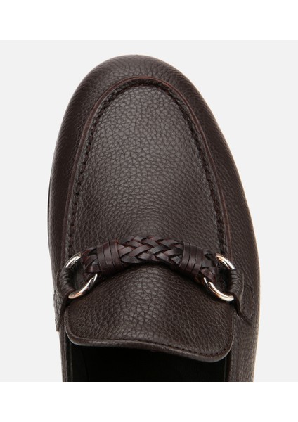 02AYH313520A480 ERKEK Deri Kahverengi Toka Detaylı Klasik Loafer indirimleri