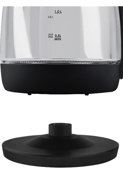 KK3328 Cam Su Isıtıcı Kettle Siyah, Şık ve Kullanışlı Ev ve Ofis Için Ideal Seçenektir. indirimleri