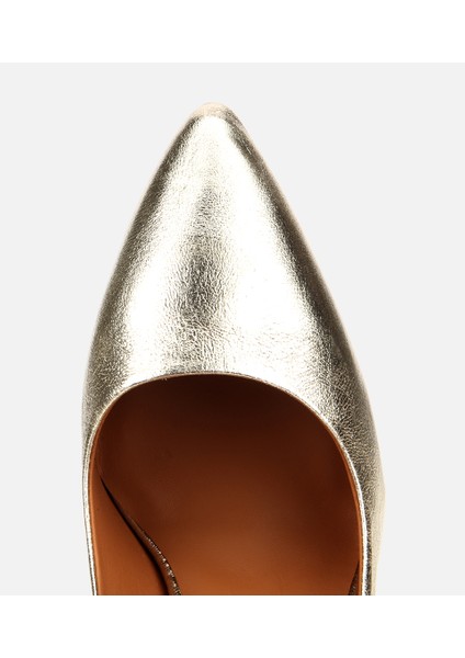 01AYH312570A540 KADIN Deri Gold Yüksek Topuklu Stiletto indirimleri