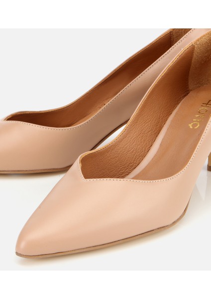 01AYH312520A330 KADIN Deri Bej Ince Topuklu Stiletto modelleri