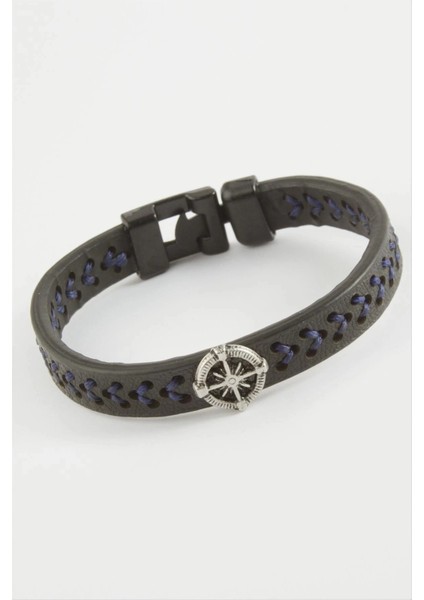 Pusula Kaliteli Suni Deri Bileklik