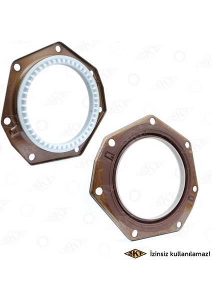 Arka Krank Keçesi Flanşlı Boxer-Jumper-Movano-Master-Daıly 2.5-2.8 D-Hdı 114X171X177X13