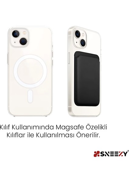 Apple iPhone 12 / 13 / 14 / 15 / 16 Serisi ile Uyumlu Deri Cüzdan Magsafe modelleri