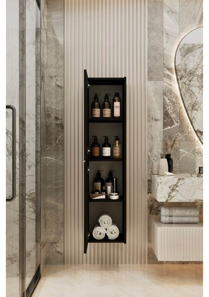 Capella Kumtaşı Mdf Çok Amaçlı Banyo Dolabı 138X34 cm fırsatları