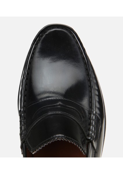 02AYH312110A100 ERKEK Açma Deri Siyah Klasik Loafer indirimleri