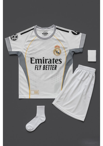 Arda Güler Yeni Sezon 15 Numara R.madrid. 2025-2026 4lü Set Forma-Şort-Çorap-Bileklik